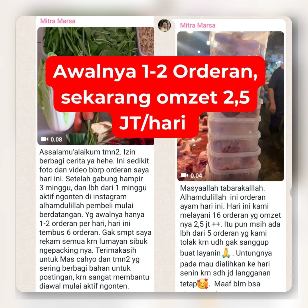 Testimoni Mitra Marsa Omzet 2 5 Juta Per Hari