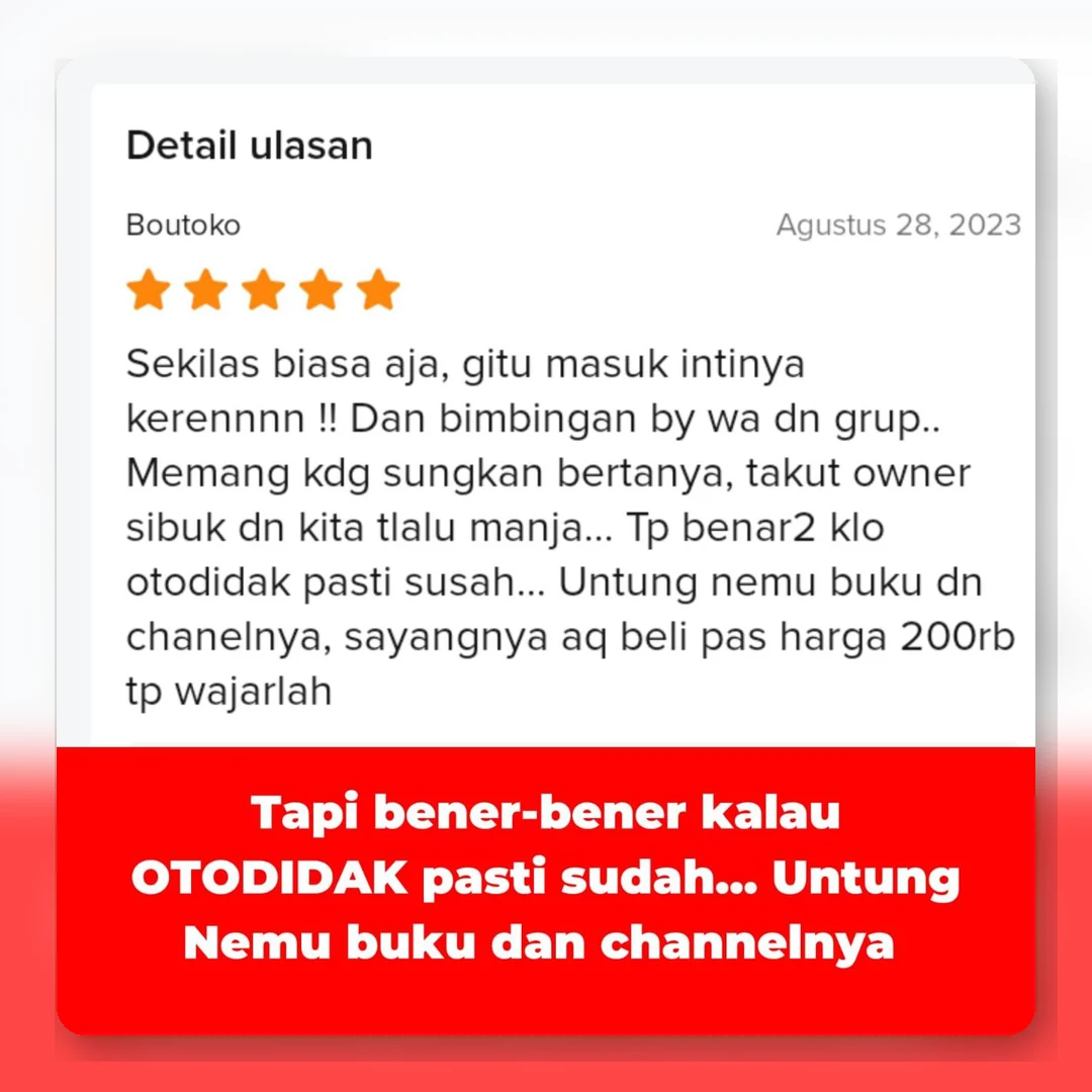 Ulasan Boutoko Bimbingan Wa Dan Grup